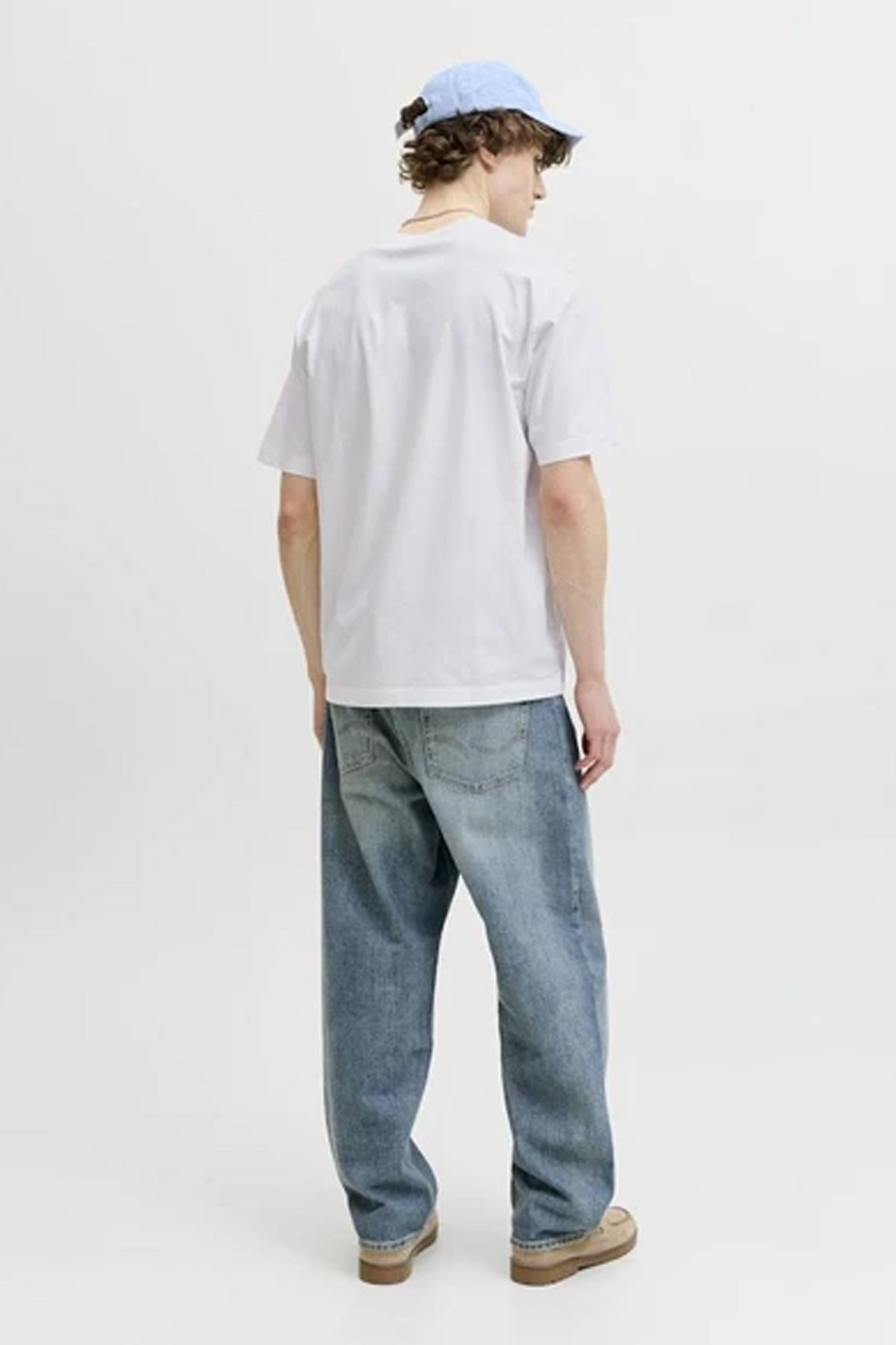 Jack & Jones Jorsavona Erkek Tişört 12310070 Beyaz