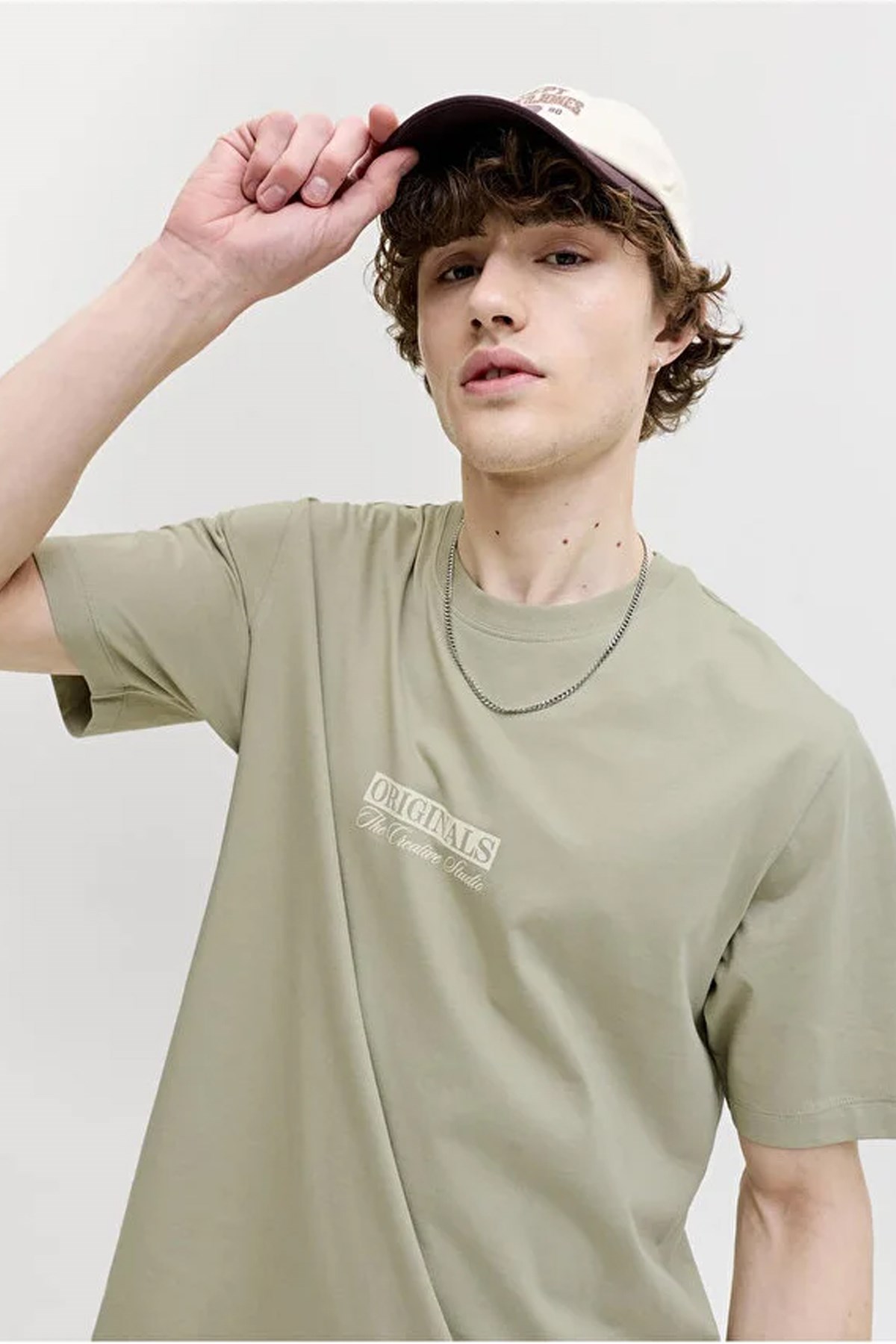 Jack & Jones Jorsavona Erkek Tişört 12310070 Yeşil
