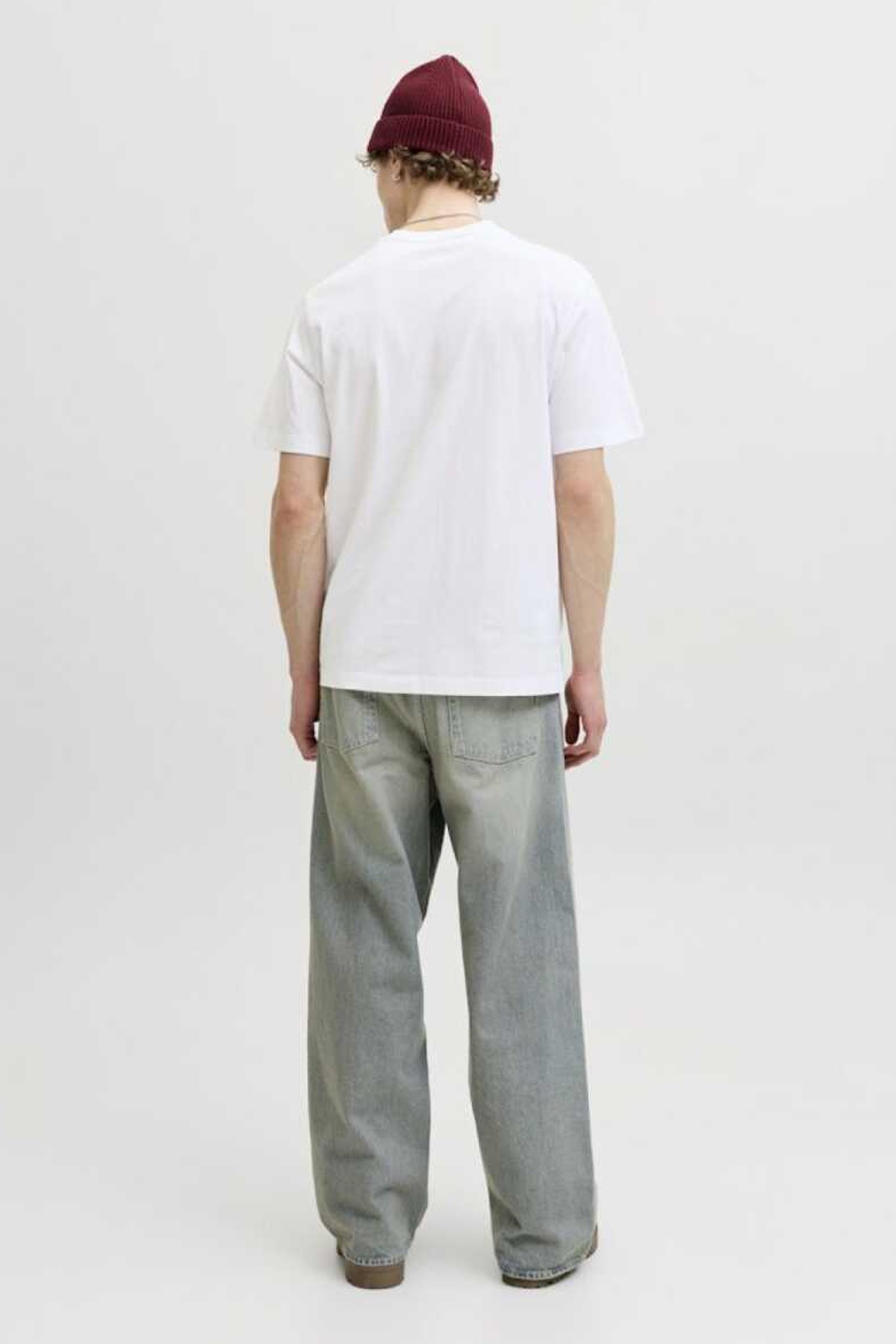Jack & Jones Jorsavona Erkek Tişört 12310071 Beyaz
