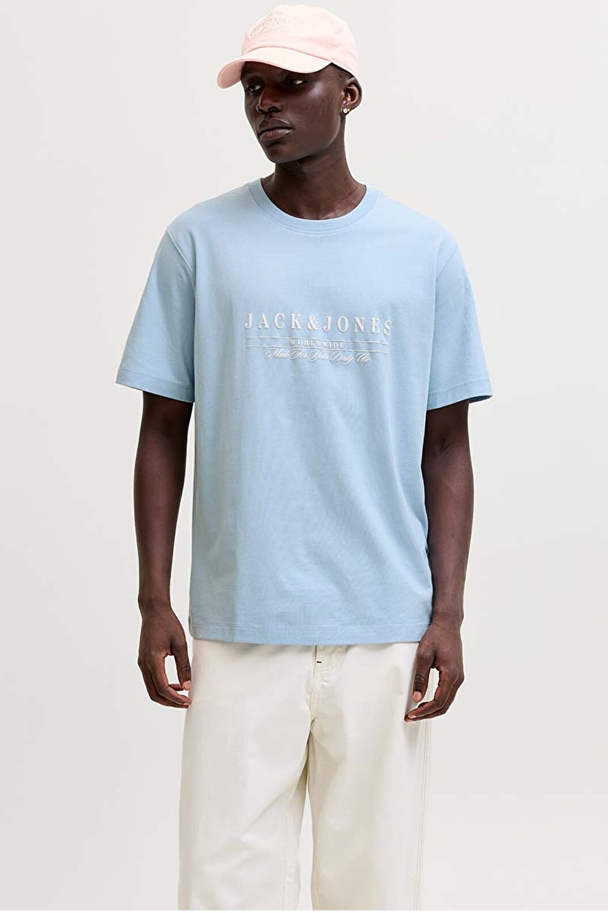 Jack & Jones Jorsavona Erkek Tişört 12310071 Mavi