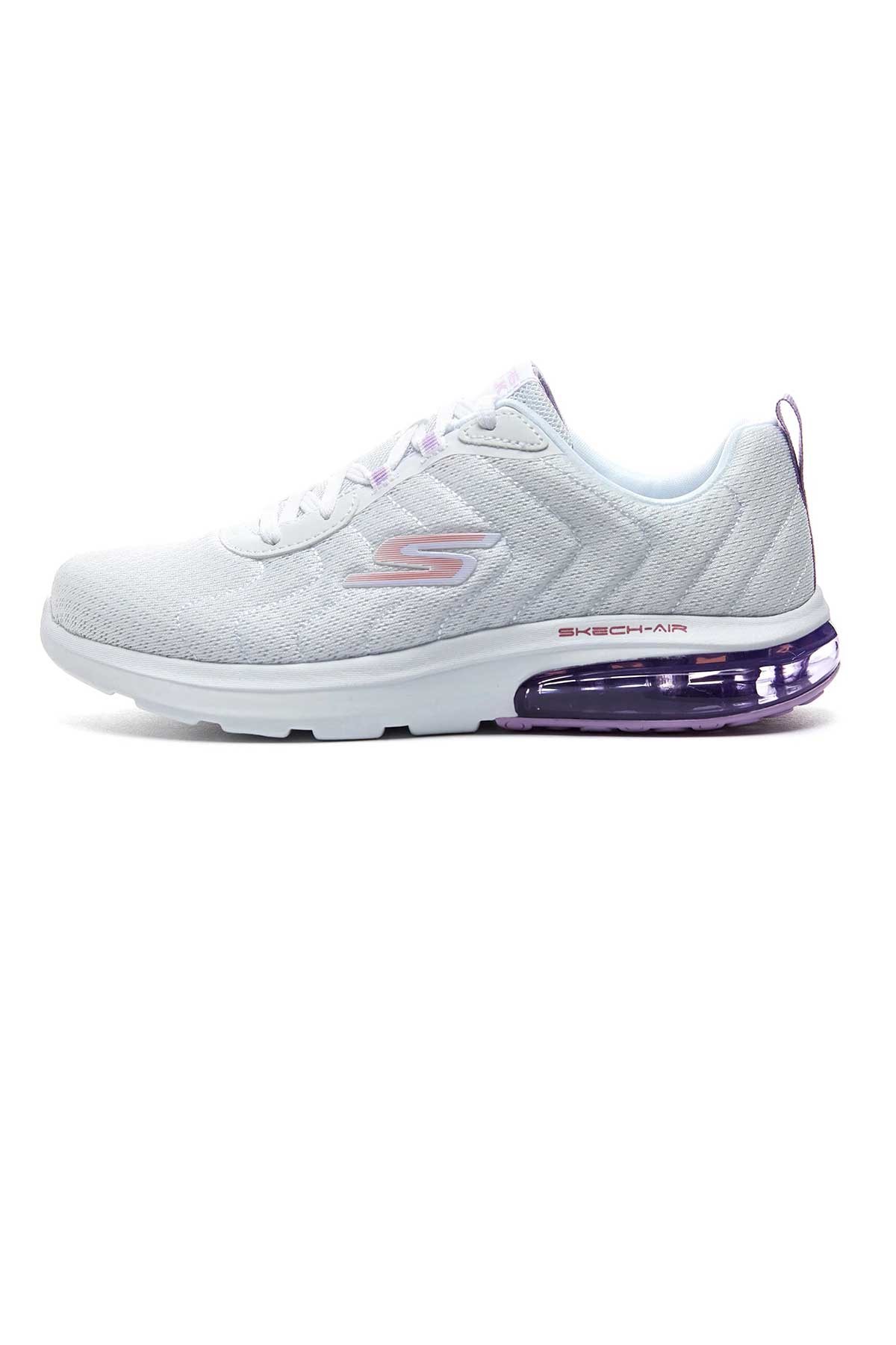 Skechers Go Walk Air 2.0-Dynamic Virtu Kadın Spor Ayakkabı 124354 WLV Beyaz