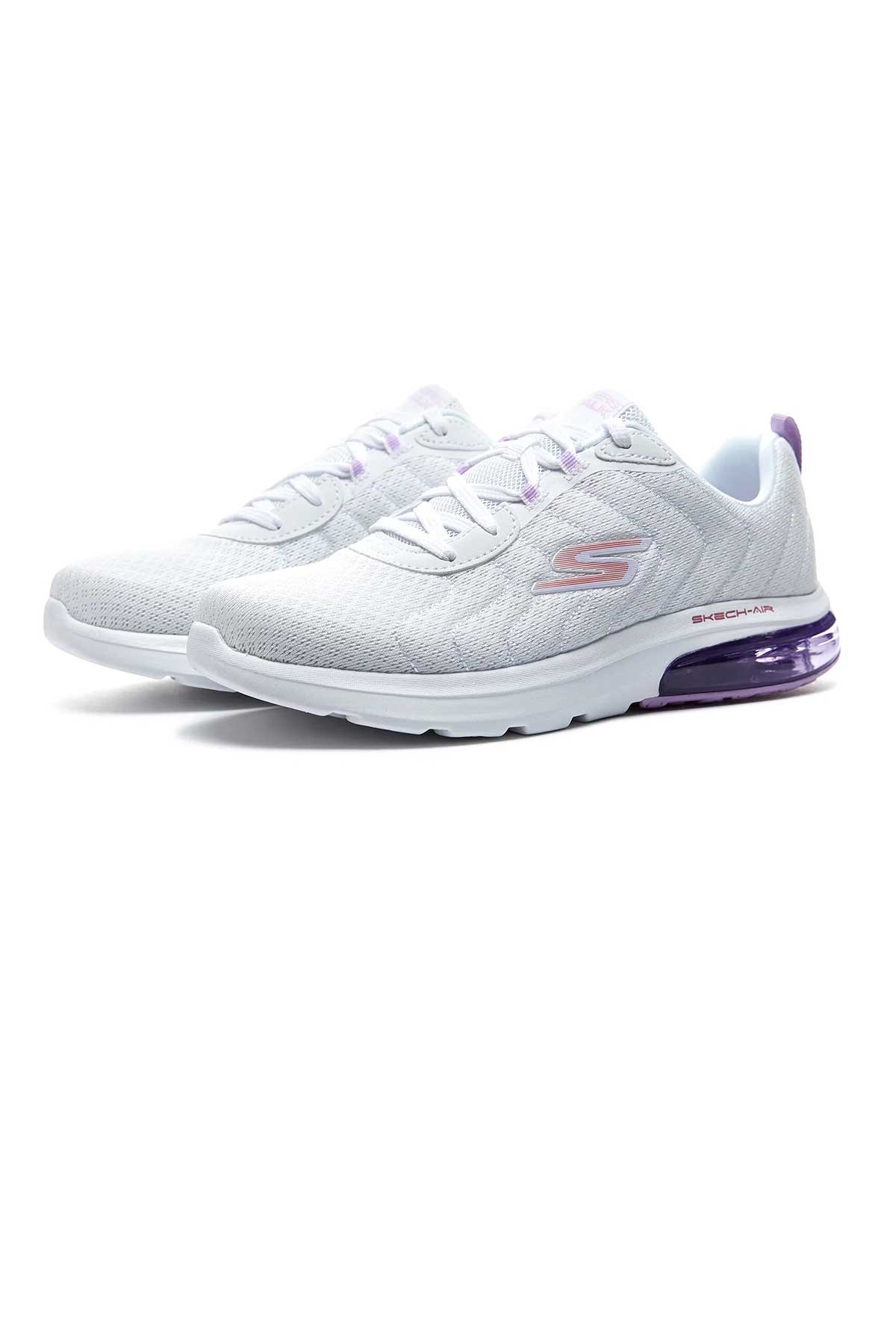 Skechers Go Walk Air 2.0-Dynamic Virtu Kadın Spor Ayakkabı 124354 WLV Beyaz