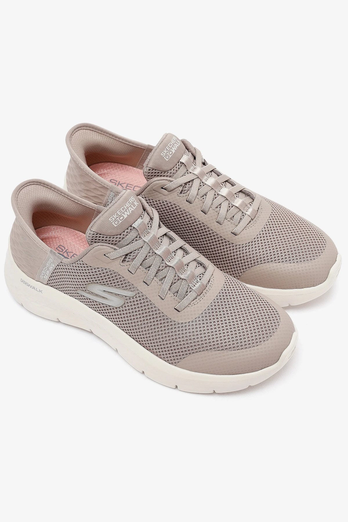 Skechers Go Walk FlexGrand Entry Kadın Spor Ayakkabı 124836Tk Bej