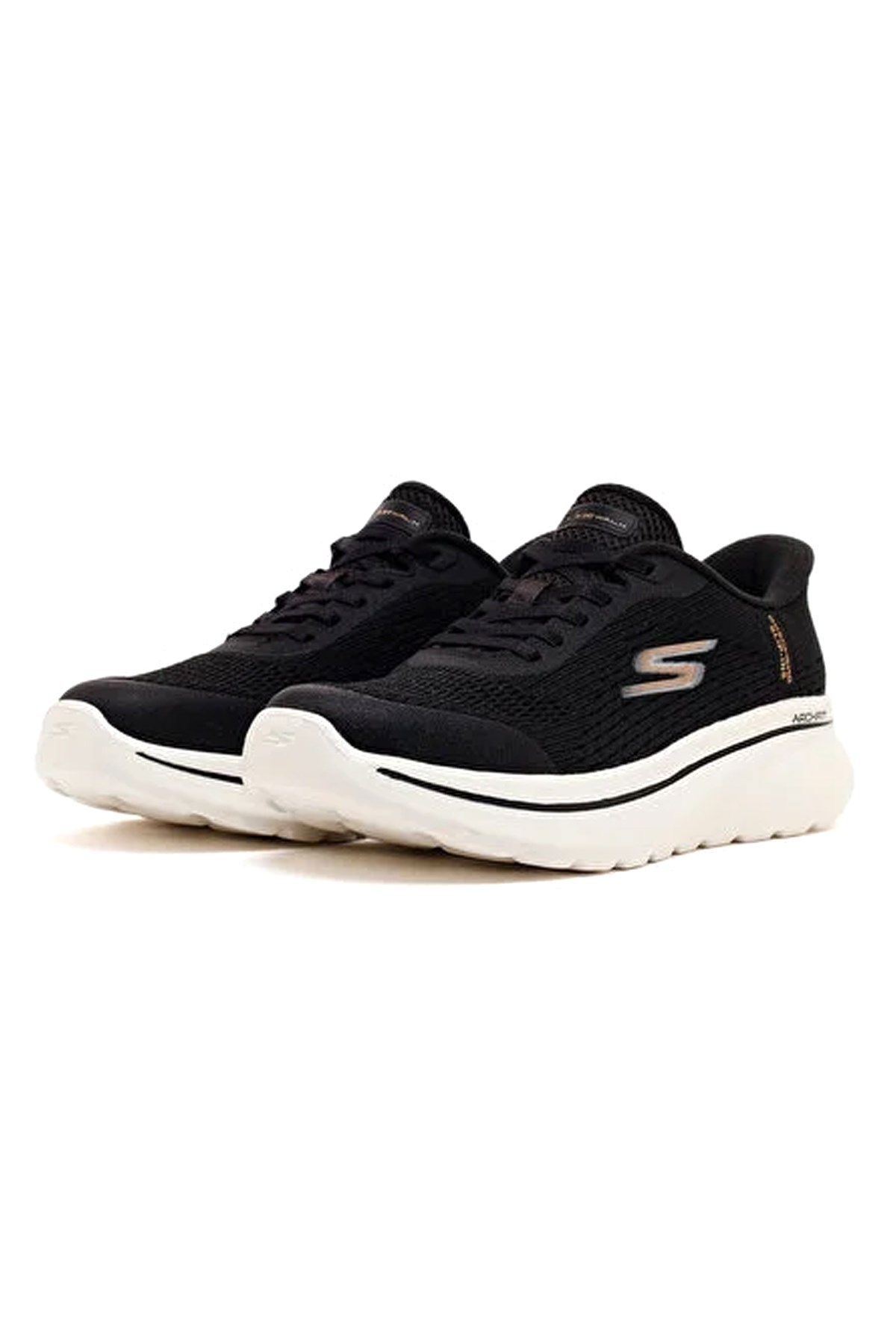 Skechers Go Walk Arch Fit Kadın Spor Ayakkabı 125852TK BKW Siyah