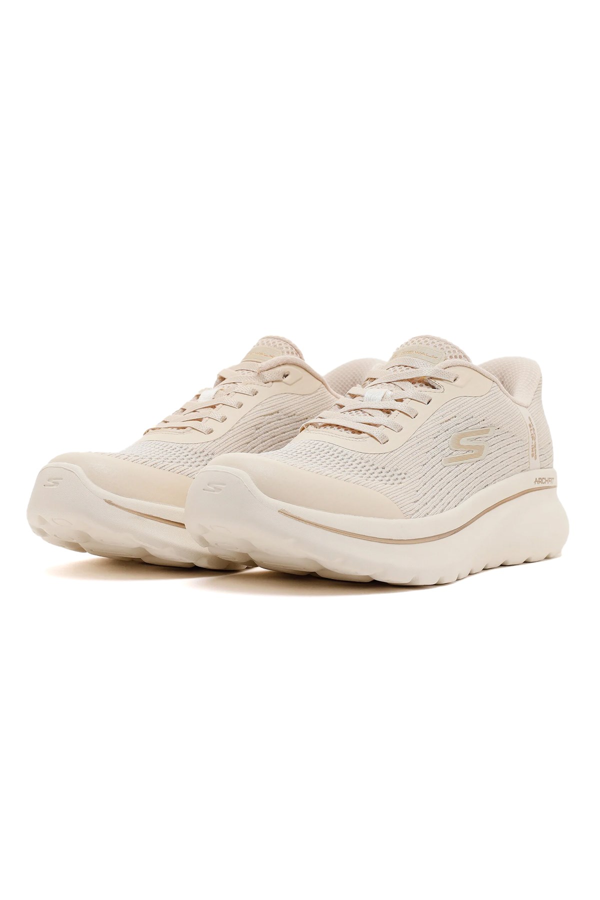 Skechers Go Walk Arch Fit Kadın Spor Ayakkabı 125852TK NAT Gri