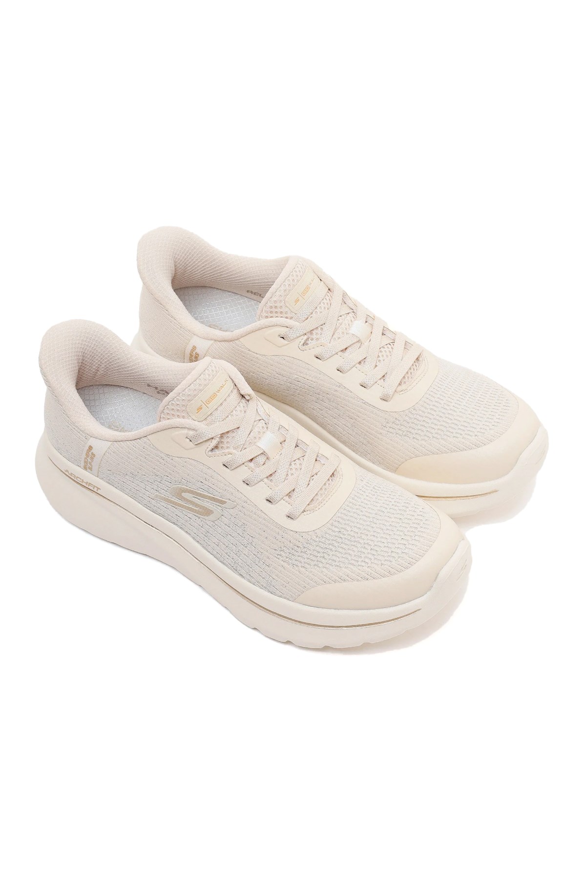Skechers Go Walk Arch Fit Kadın Spor Ayakkabı 125852TK NAT Gri