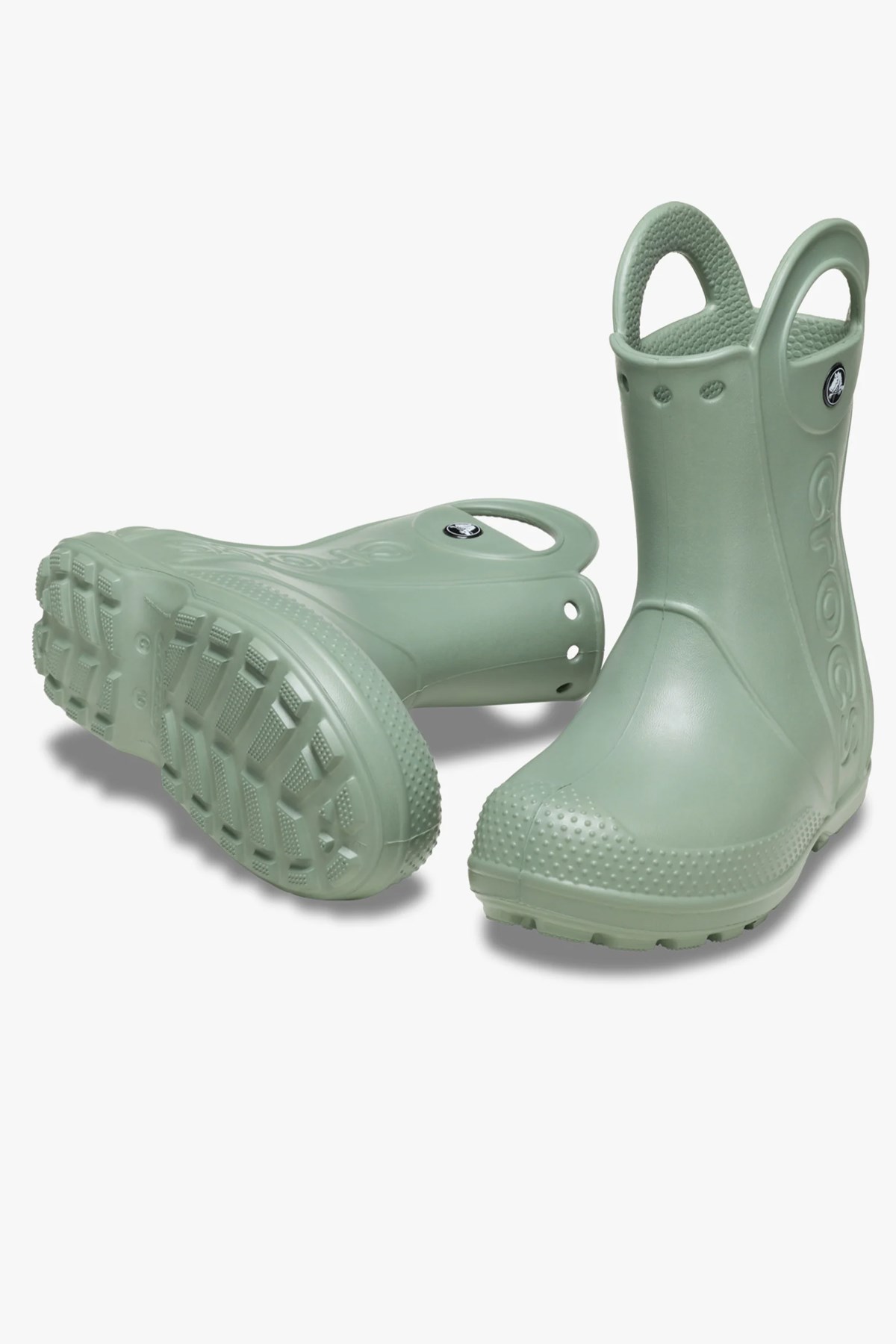 Crocs Handle It Rain Boot Kids Çocuk Yağmur Çizme 12803-004 Yeşil