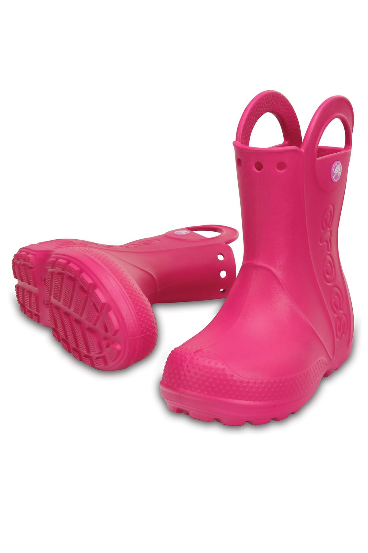Crocs Handle It Rain Boot Kids Çocuk Yağmur Çizme 12803-010 Pembe