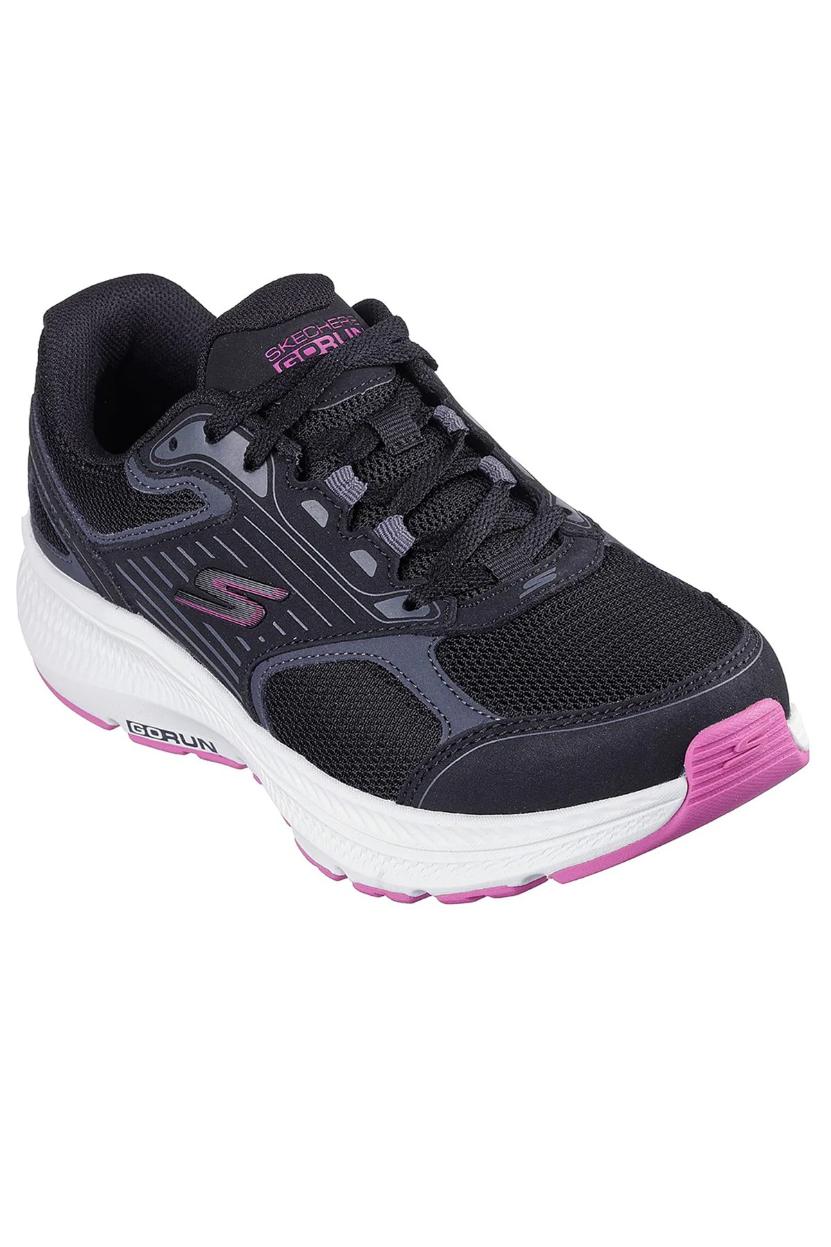 Skechers Go Run Consistent 2.0 Kadın Spor Ayakkabı 128606 BKFS Siyah