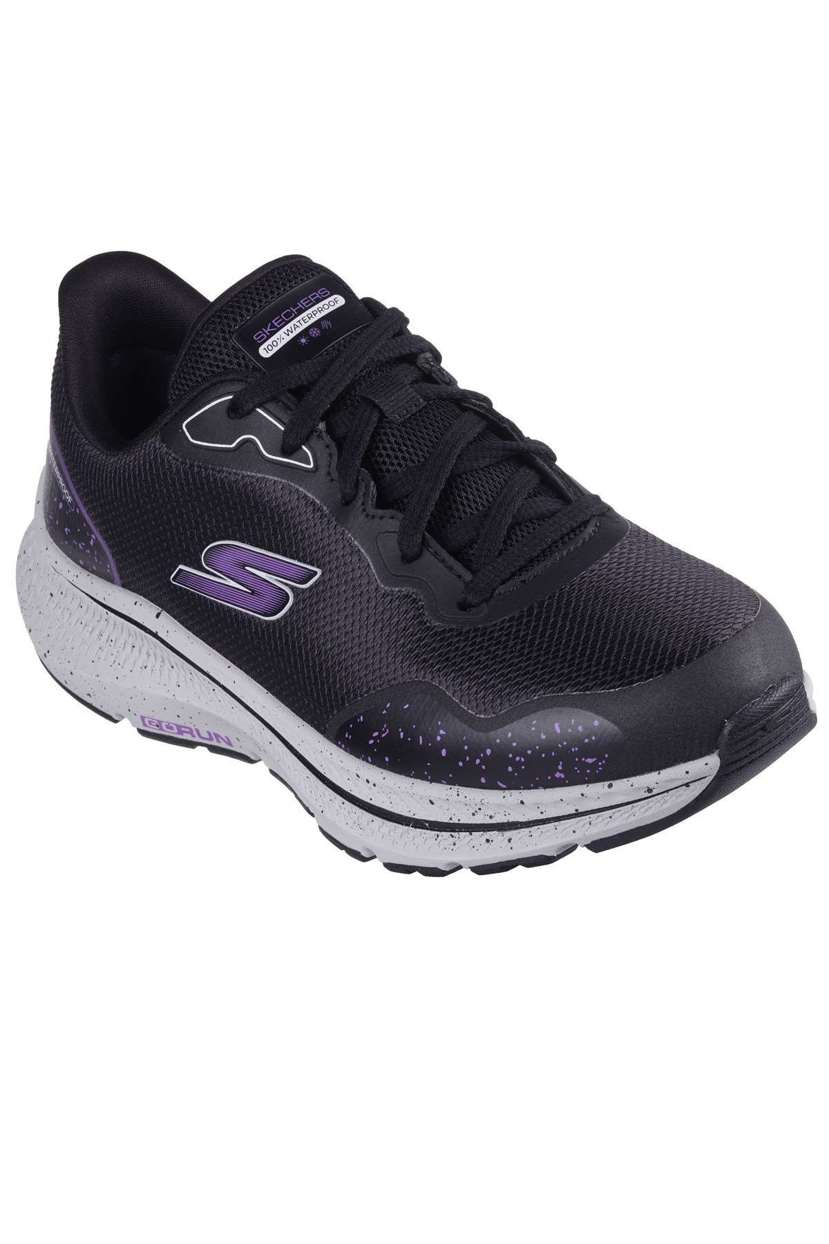 Skechers Go Run Consistent Kadın Spor Ayakkabı 128625 BKPR Siyah