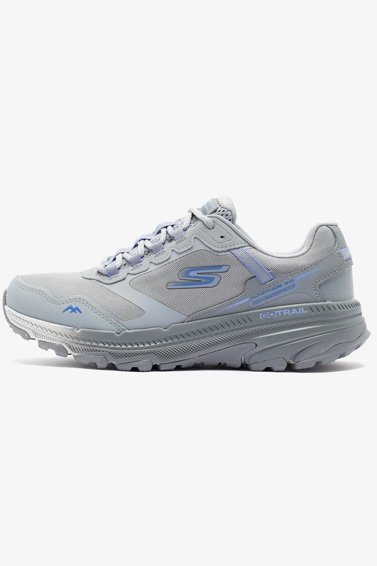 Skechers Go Run Trail Altitude Spor Ayakkabı 129526 CCBL Gri