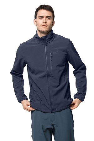 Jack Wolfskin Whirlwind Erkek Softshell Mont 1305801-1010 Mavi