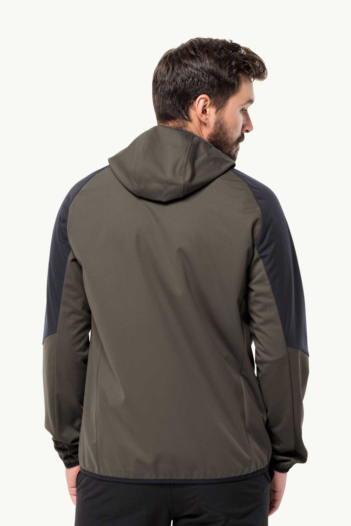 Jack Wolfskin Feldberg Hoody Erkek Softshell Mont 1306922-5719 Kahverengi