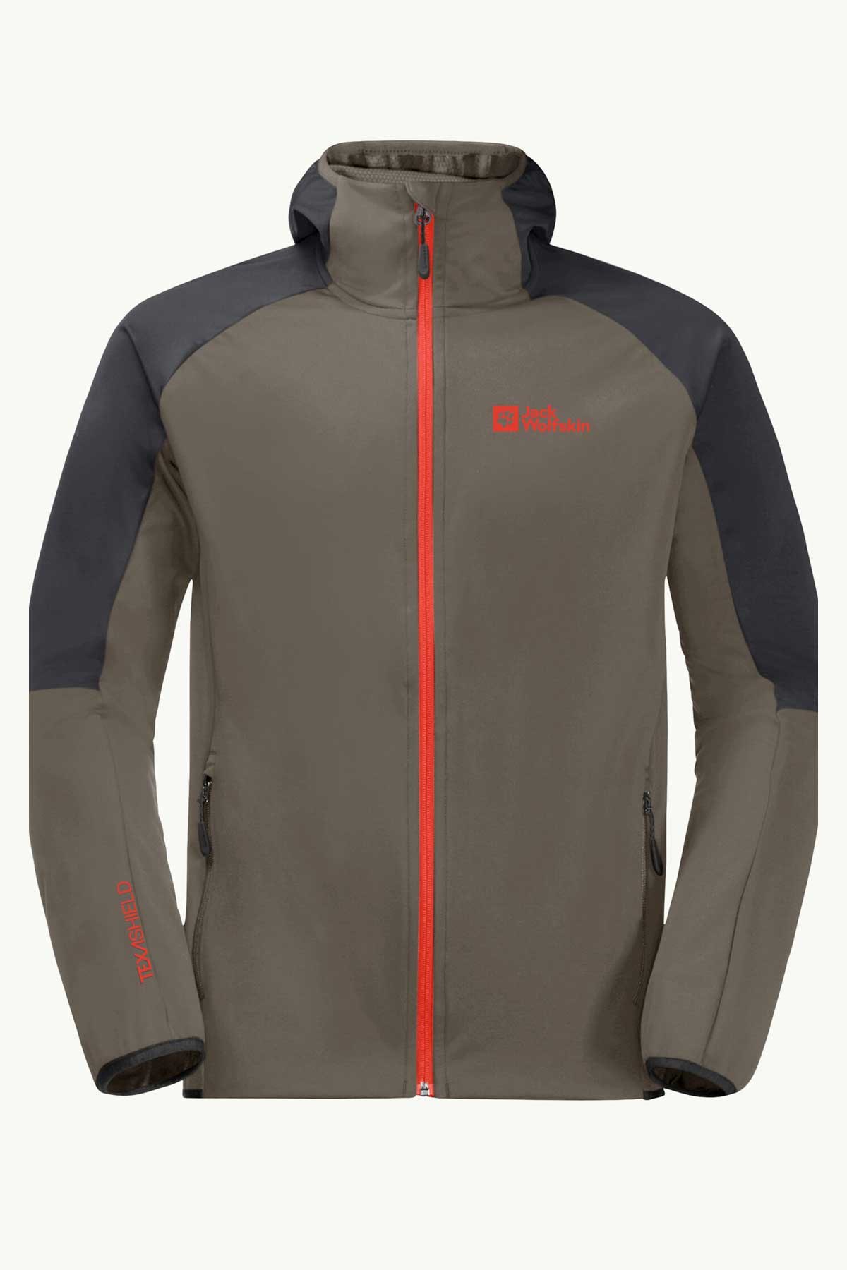 Jack Wolfskin Feldberg Hoody Erkek Softshell Mont 1306922-5719 Kahverengi