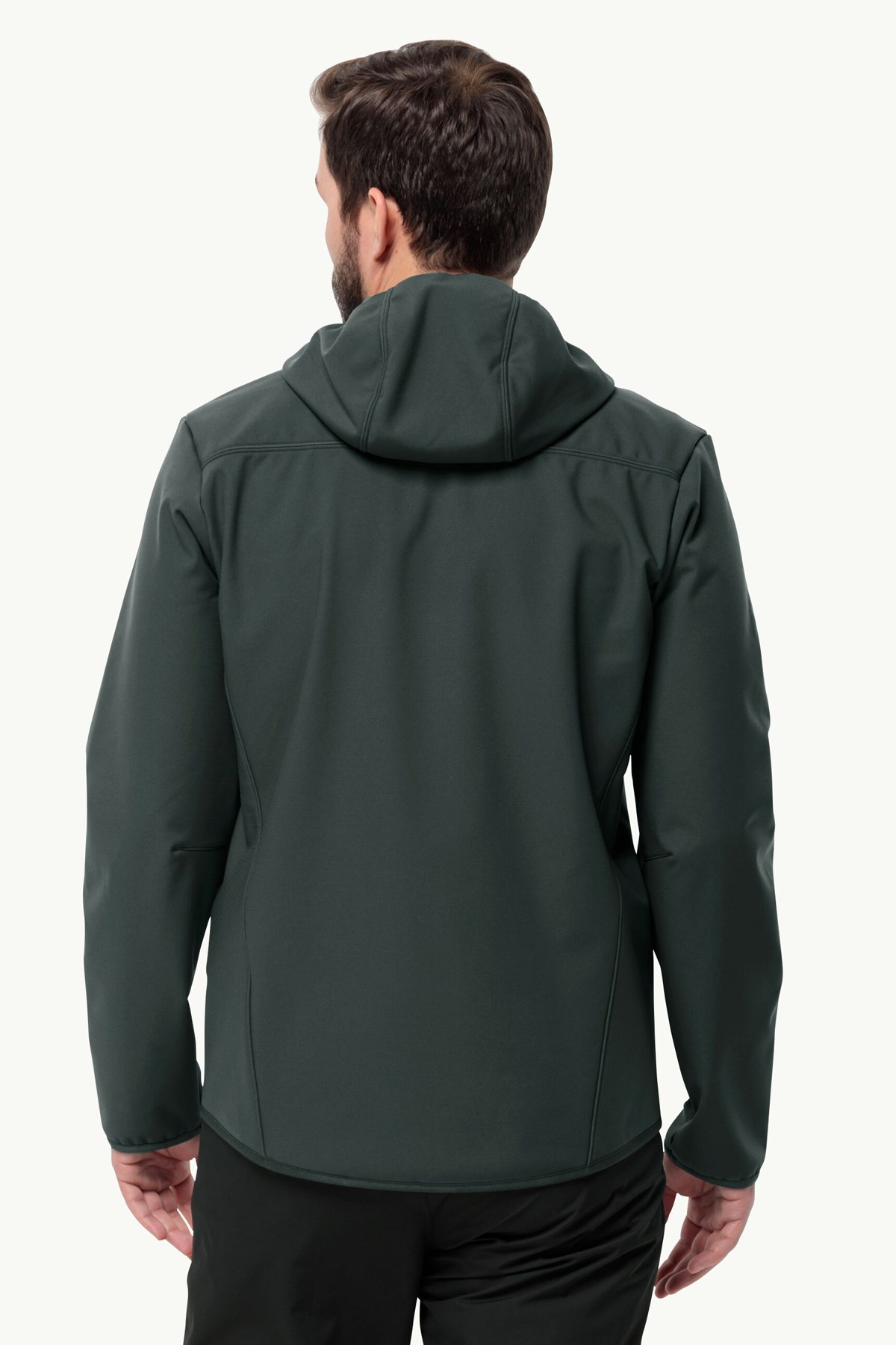 Jack Wolfskin Bornberg Hoody Erkek Softshel Mont 1307471-T0138 Siyah