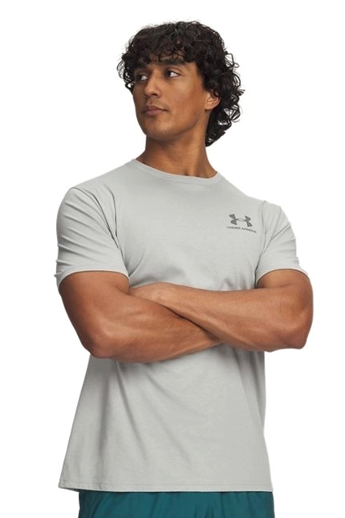 Under Armour Sportstyle Erkek Tişört 1326799-069 Gri