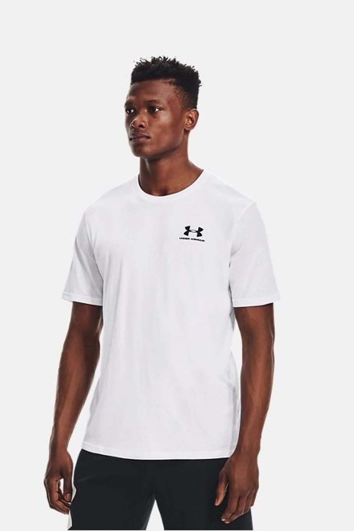 Under Armour Ua M Sportstyle Lc  Erkek Tişört 1326799-100 Beyaz