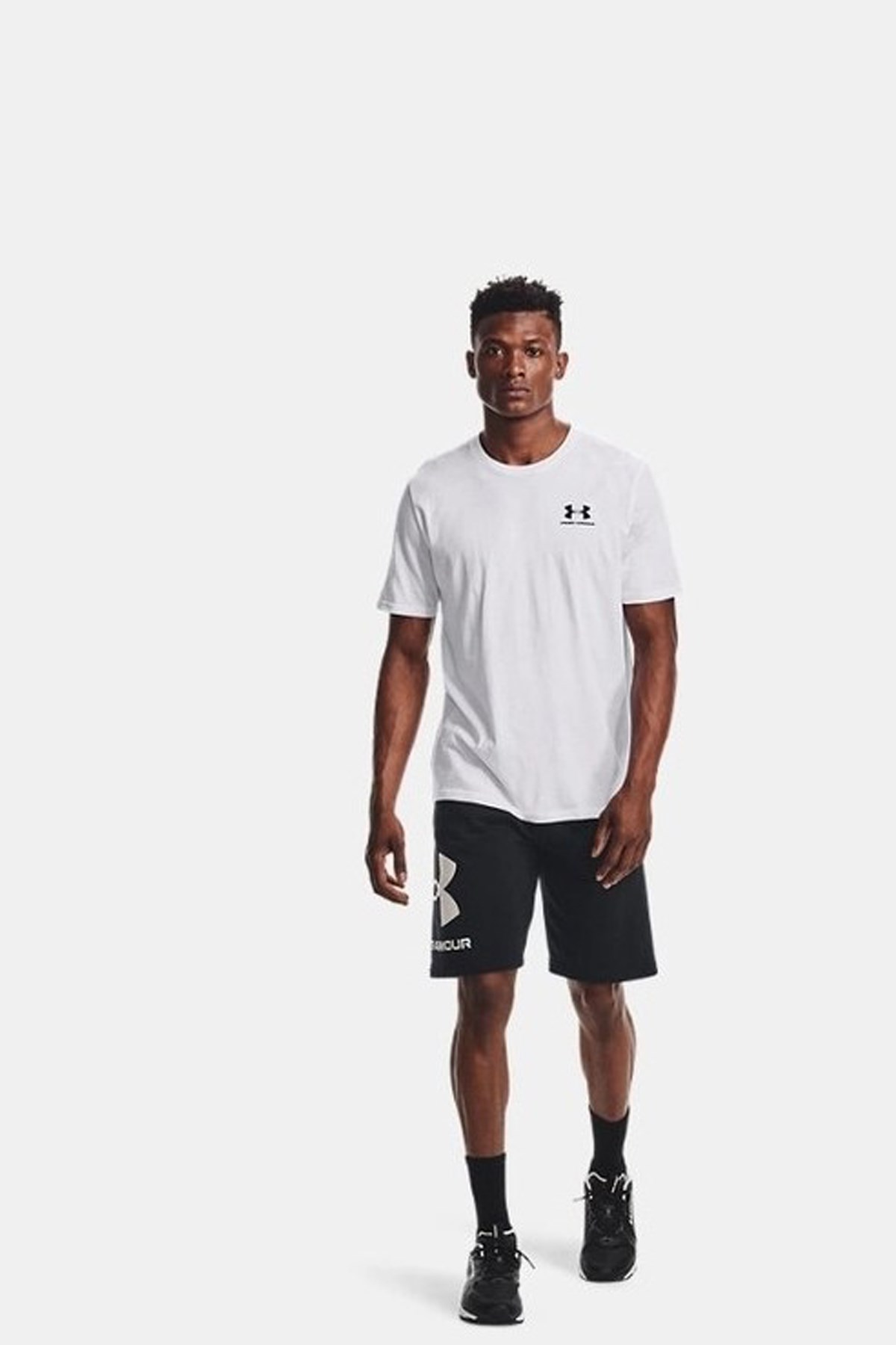 Under Armour Ua M Sportstyle Lc  Erkek Tişört 1326799-100 Beyaz