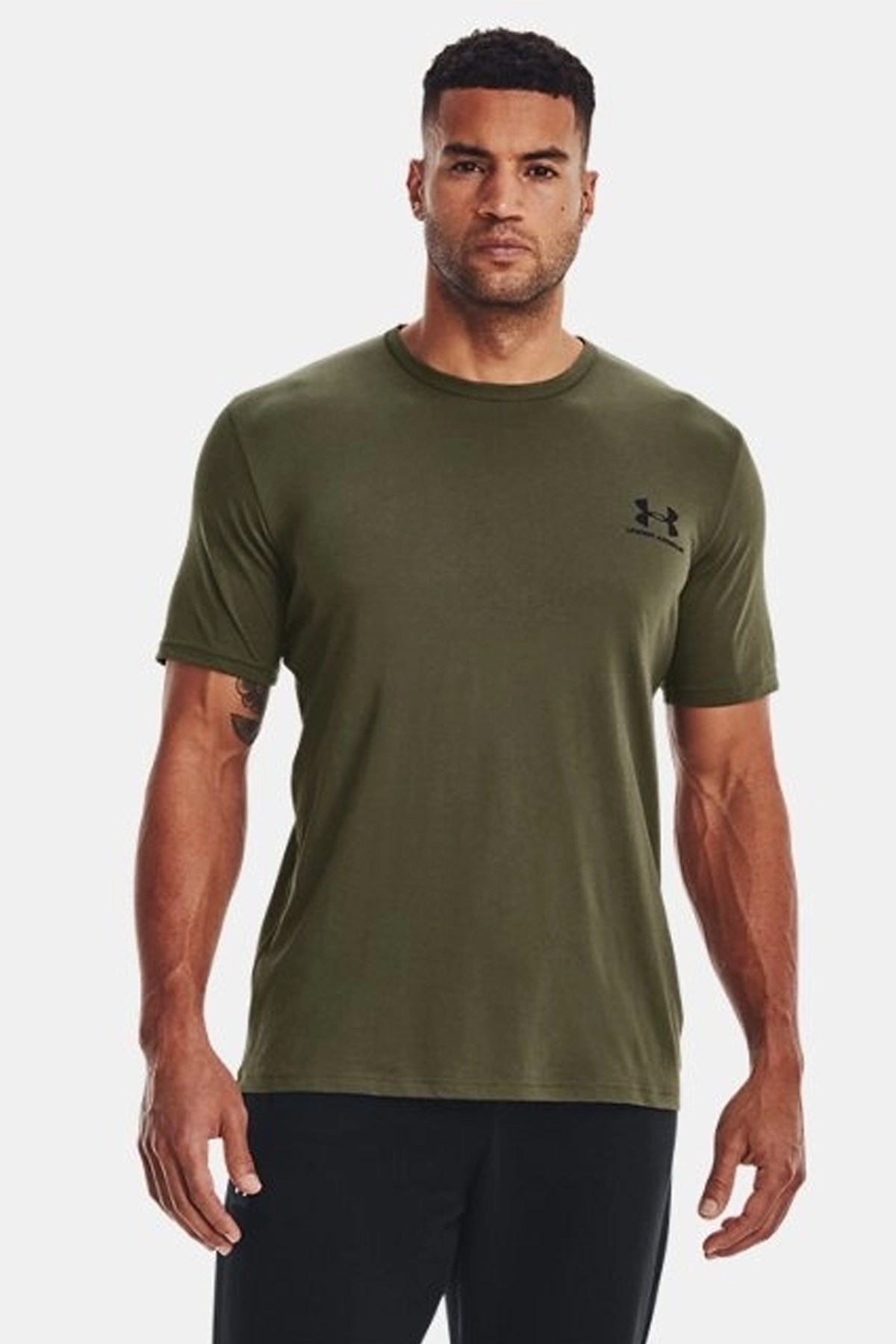 Under Armour Ua M Sportstyle Lc  Erkek Tişört 1326799-390 Yeşil
