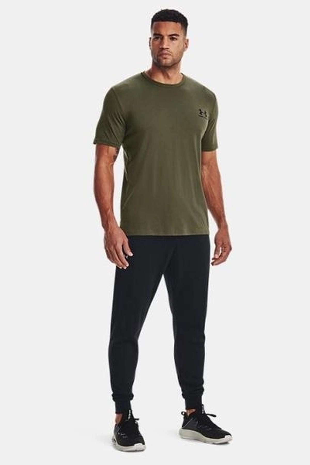 Under Armour Ua M Sportstyle Lc  Erkek Tişört 1326799-390 Yeşil