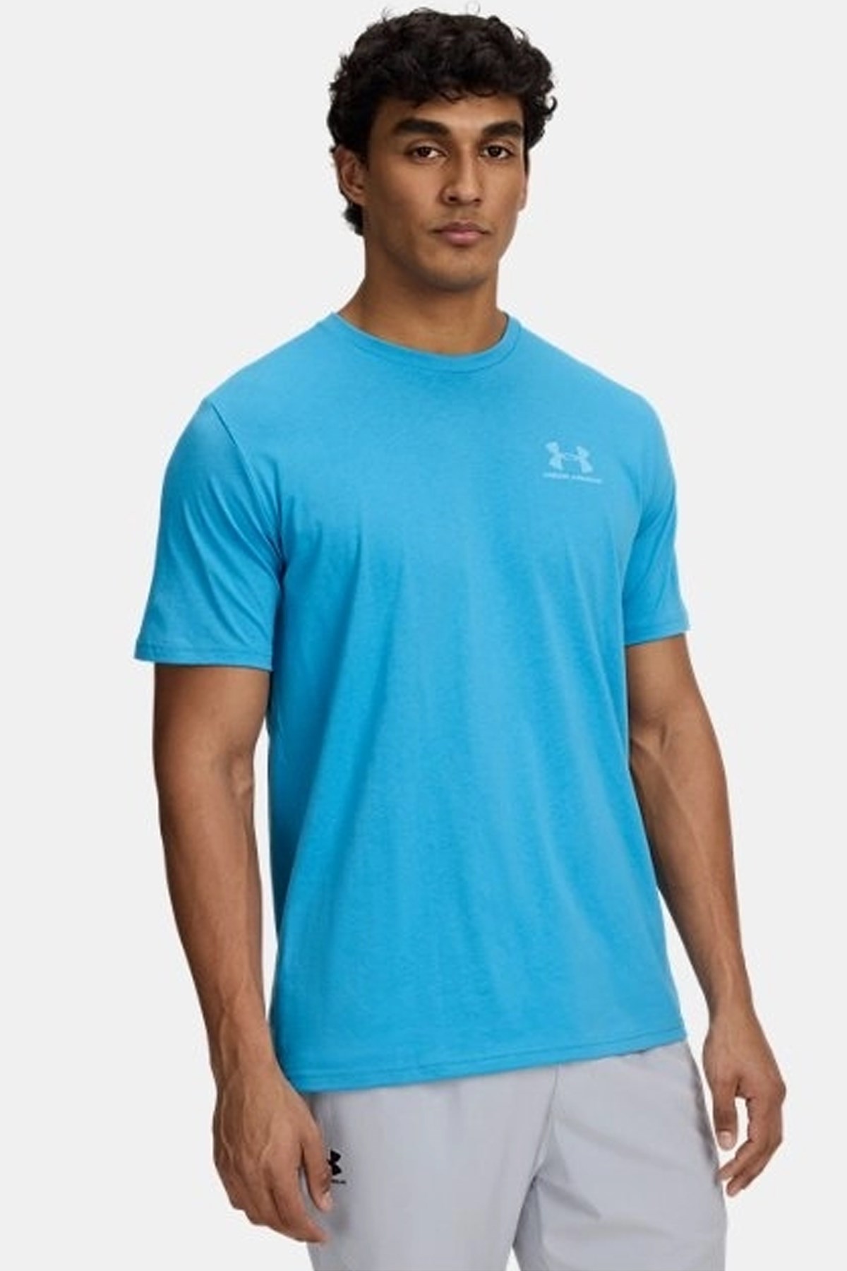 Under Armour Ua M Sportstyle Lc  Erkek Tişört 1326799-453 Mavi