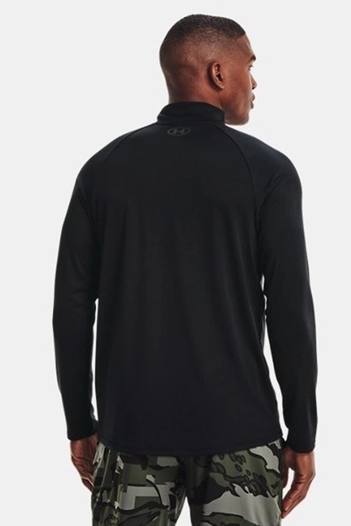 Under Armour UA Tech 2.0 1/2 Zip Erkek Uzun Kollu Tişört Siyah