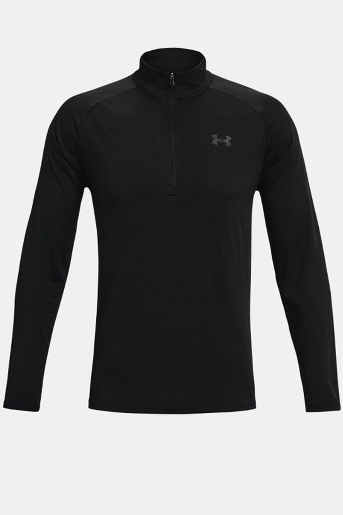 Under Armour UA Tech 2.0 1/2 Zip Erkek Uzun Kollu Tişört Siyah