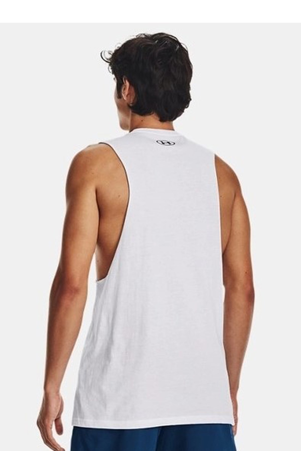 Under Armour Left Chest Erkek Atlet 1329286-100 Beyaz