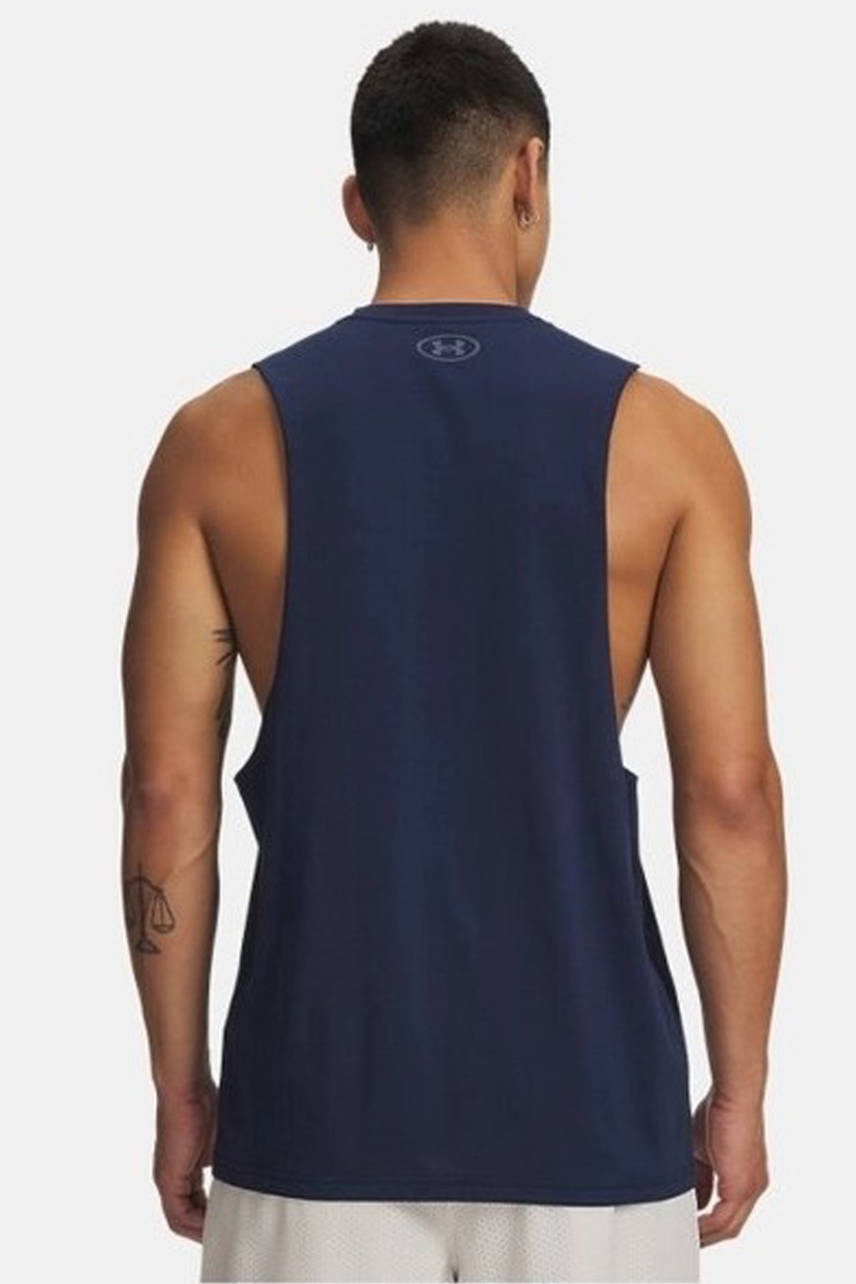 Under Armour Left Chest Erkek Atlet 1329286-409 Lacivert