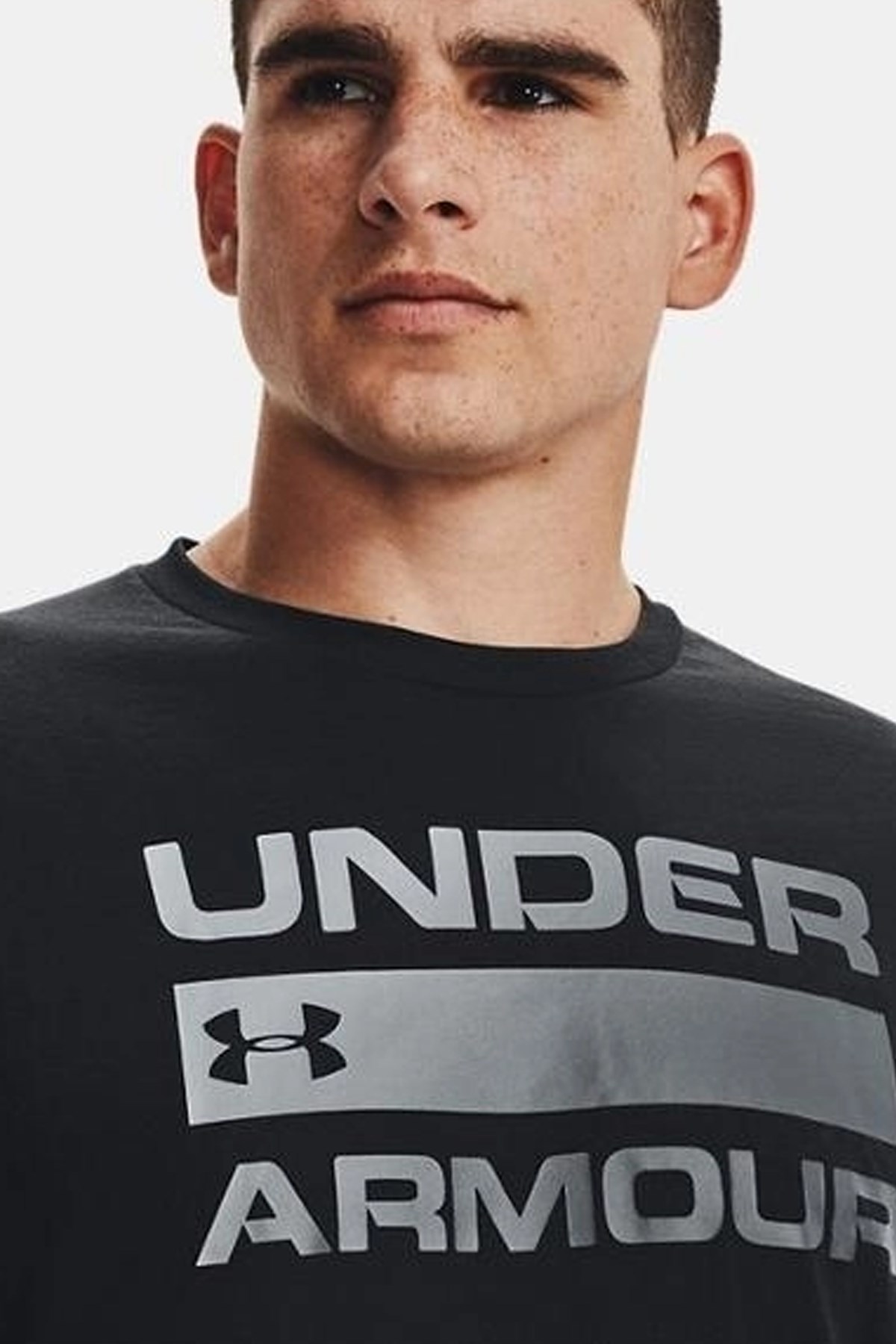 Under Armour Ua Team Issue Wordmark Erkek Tişört 1329582-001 Siyah