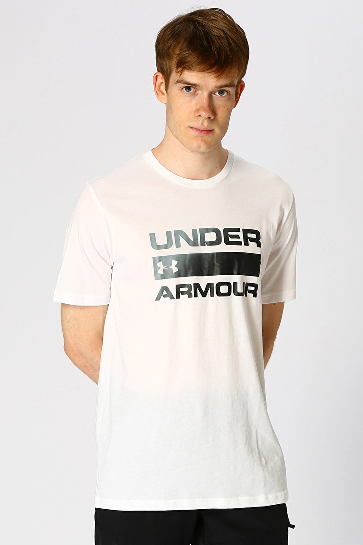 Under Armour Ua Team Issue Wordmark Erkek Tişört 1329582-100 Beyaz
