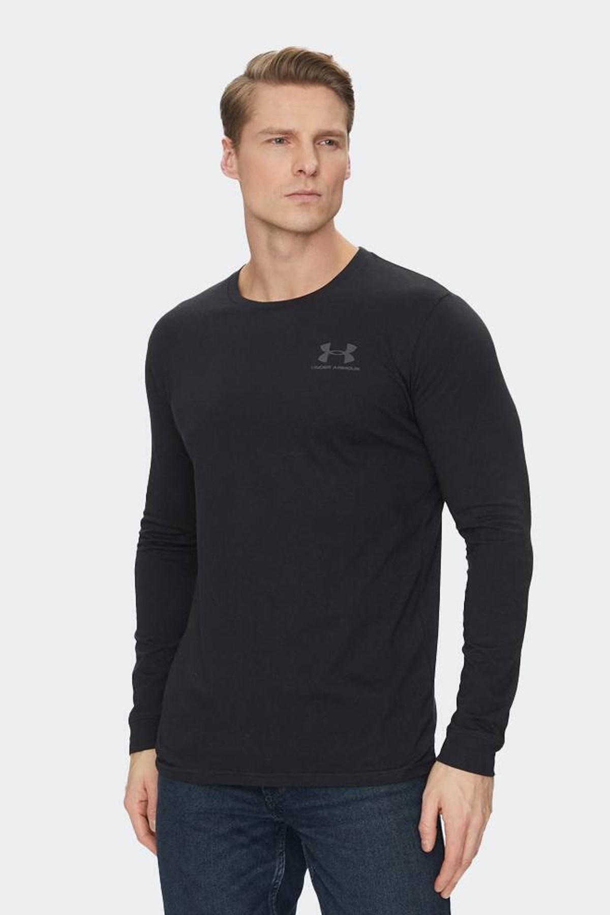 Under Armour Sportstyle Erkek Uzun Kollu Tişört Siyah