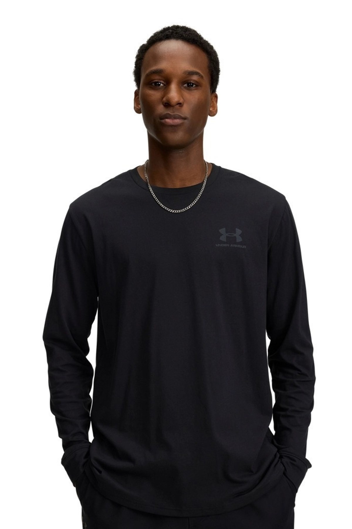 Under Armour Sportstyle Erkek Uzun Kollu Tişört Siyah