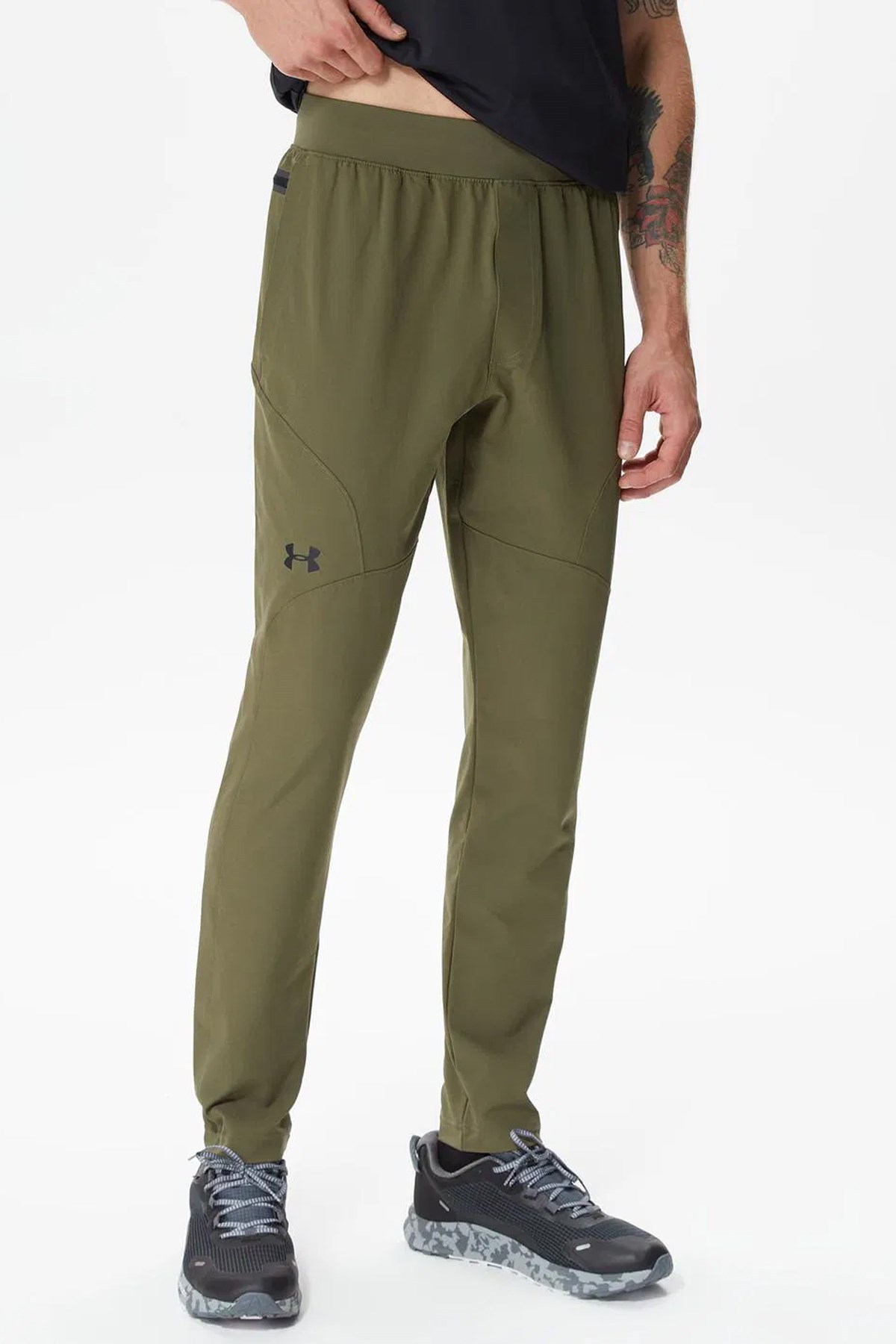 Under Armour Ua Unstoppable Tapered Erkek Eşofman Altı 1352028-390 Yeşil