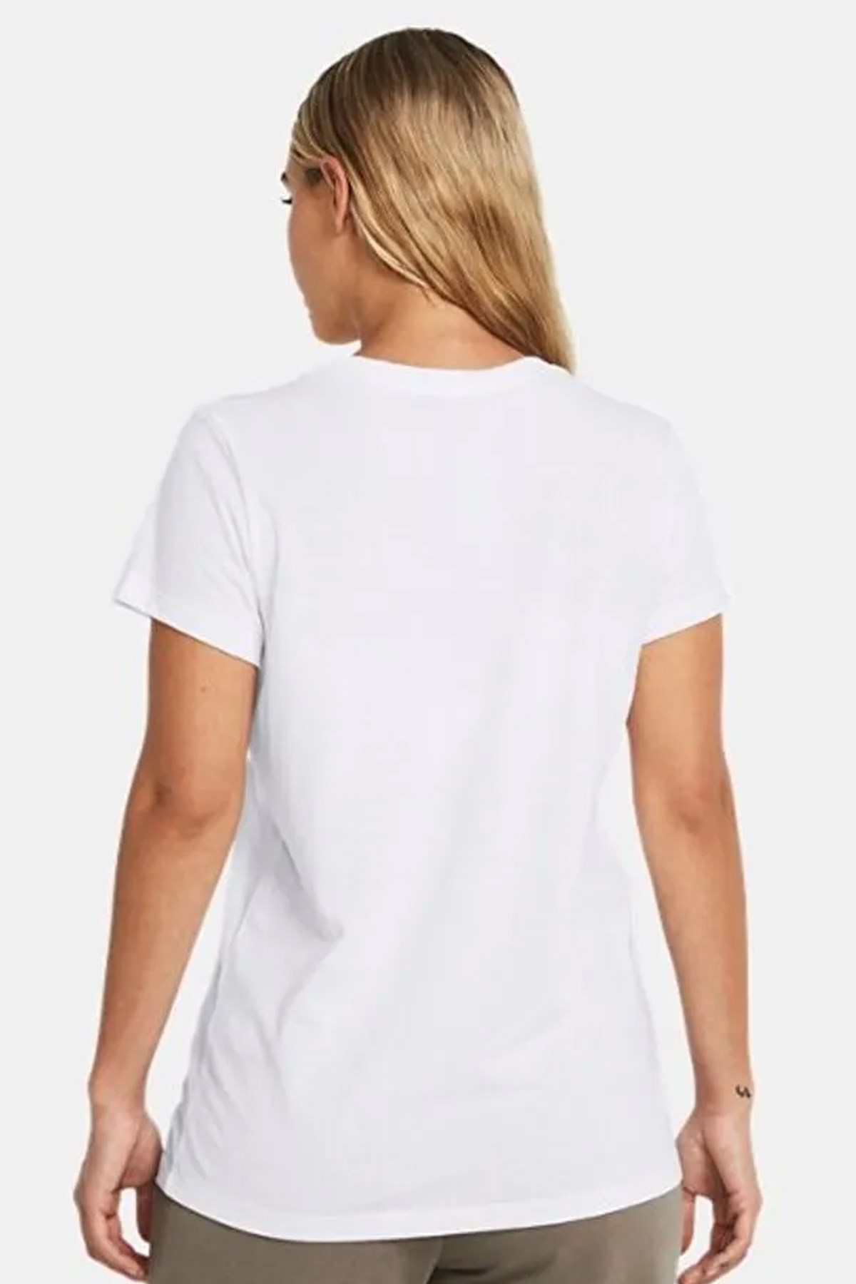 Under Armour UA Logo Ss Kadın Tişört Beyaz