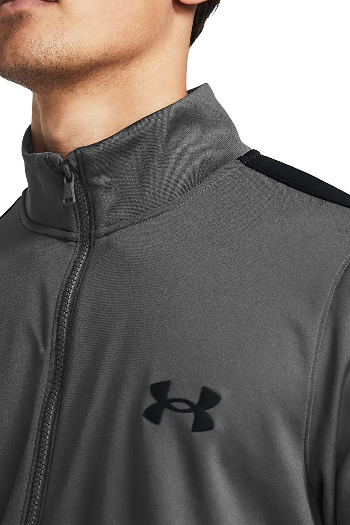 Under Armour Rival Knit Track Suit Erkek Eşofman Takımı Gri