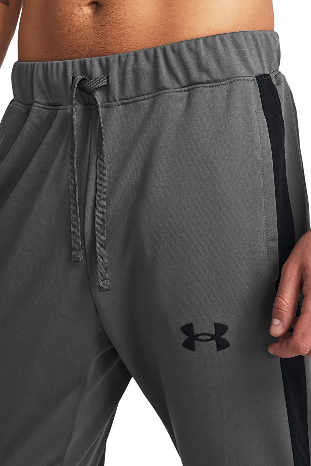 Under Armour Rival Knit Track Suit Erkek Eşofman Takımı Gri