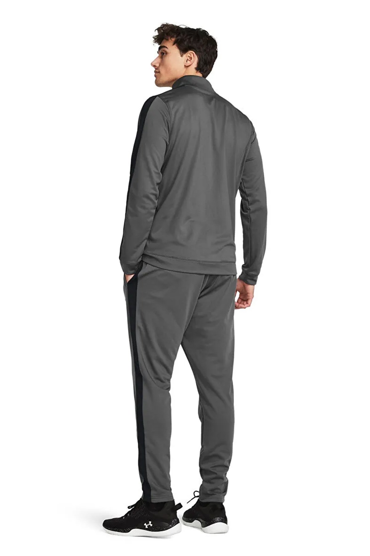 Under Armour Rival Knit Track Suit Erkek Eşofman Takımı Gri