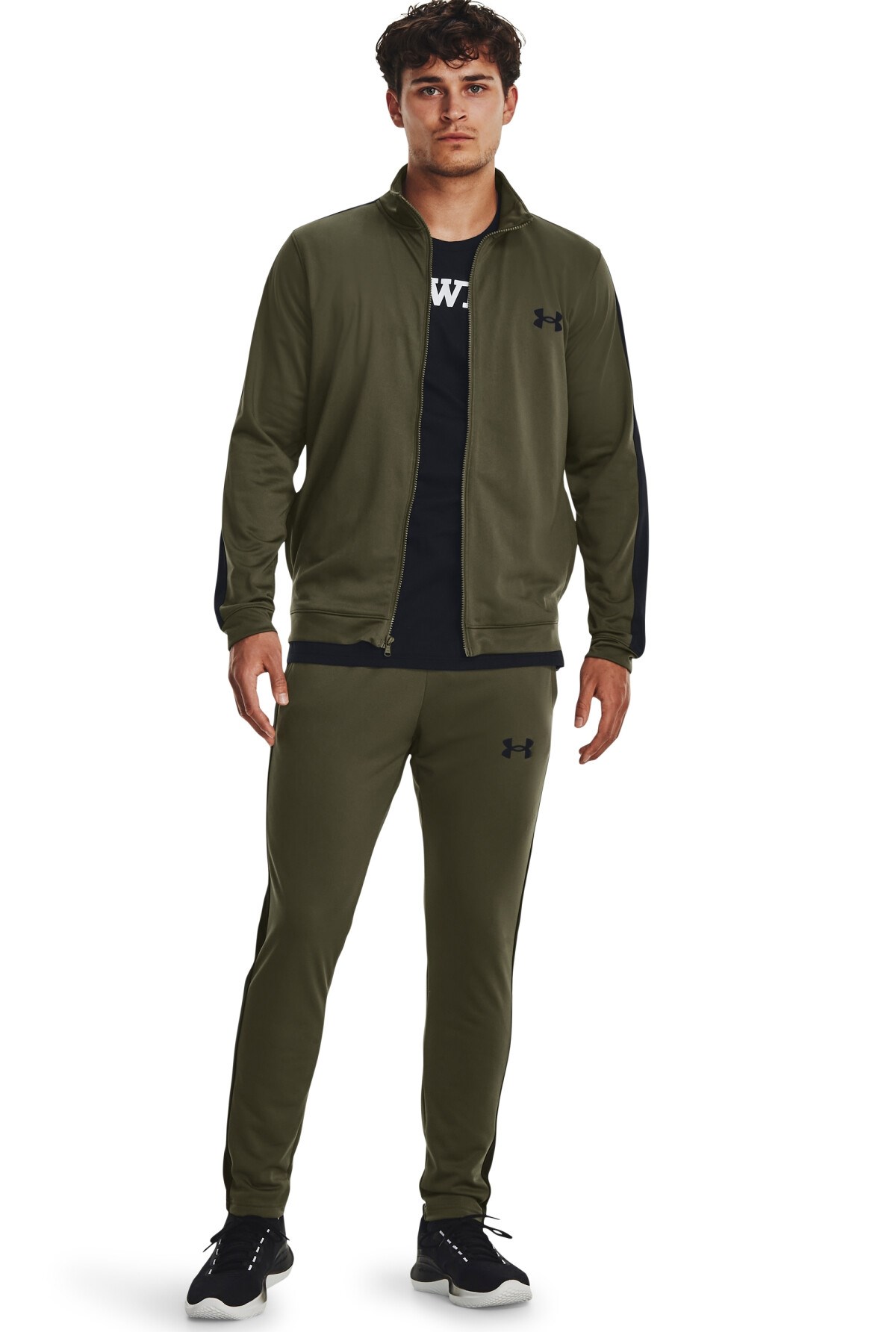 Under Armour Ua Rival Knit Erkek Eşofman Takımı 1357139-390 Yeşil