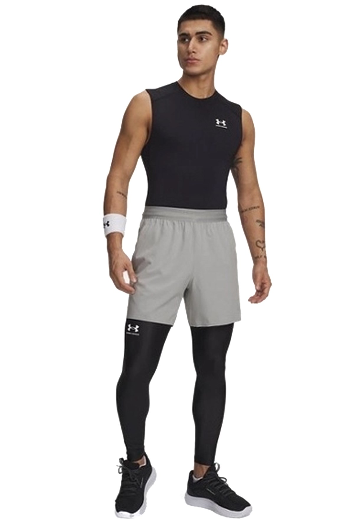 Under Armour Hg Armour Erkek Tayt 1361586-001 Siyah