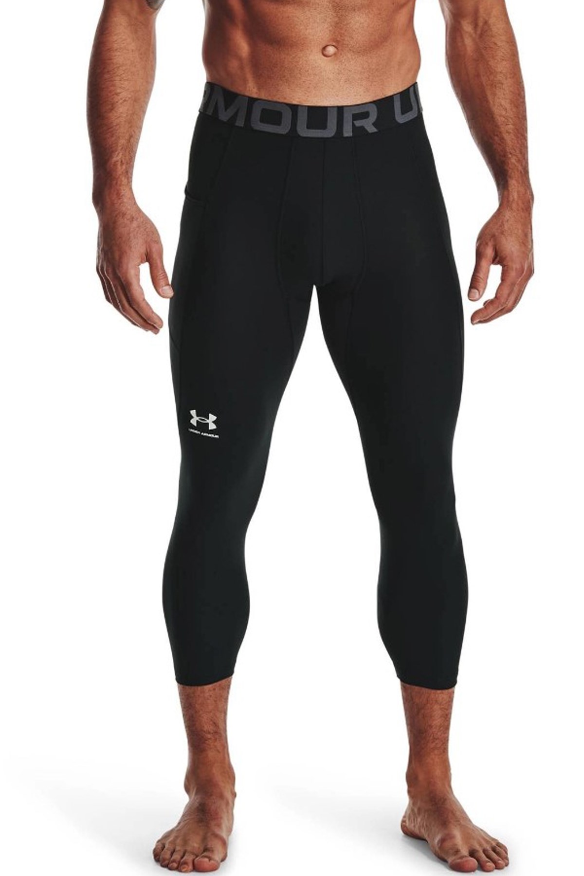 Under Armour Hg Armour 3/4 Erkek Tayt 1361588-001 Siyah