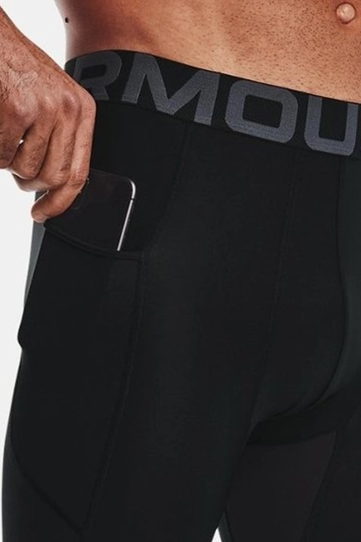 Under Armour Hg Armour 3/4 Erkek Tayt 1361588-001 Siyah