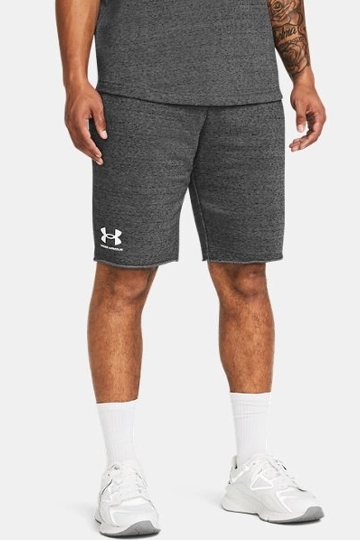 Under Armour Ua Rival Terry Erkek Şort 1361631-025 Gri