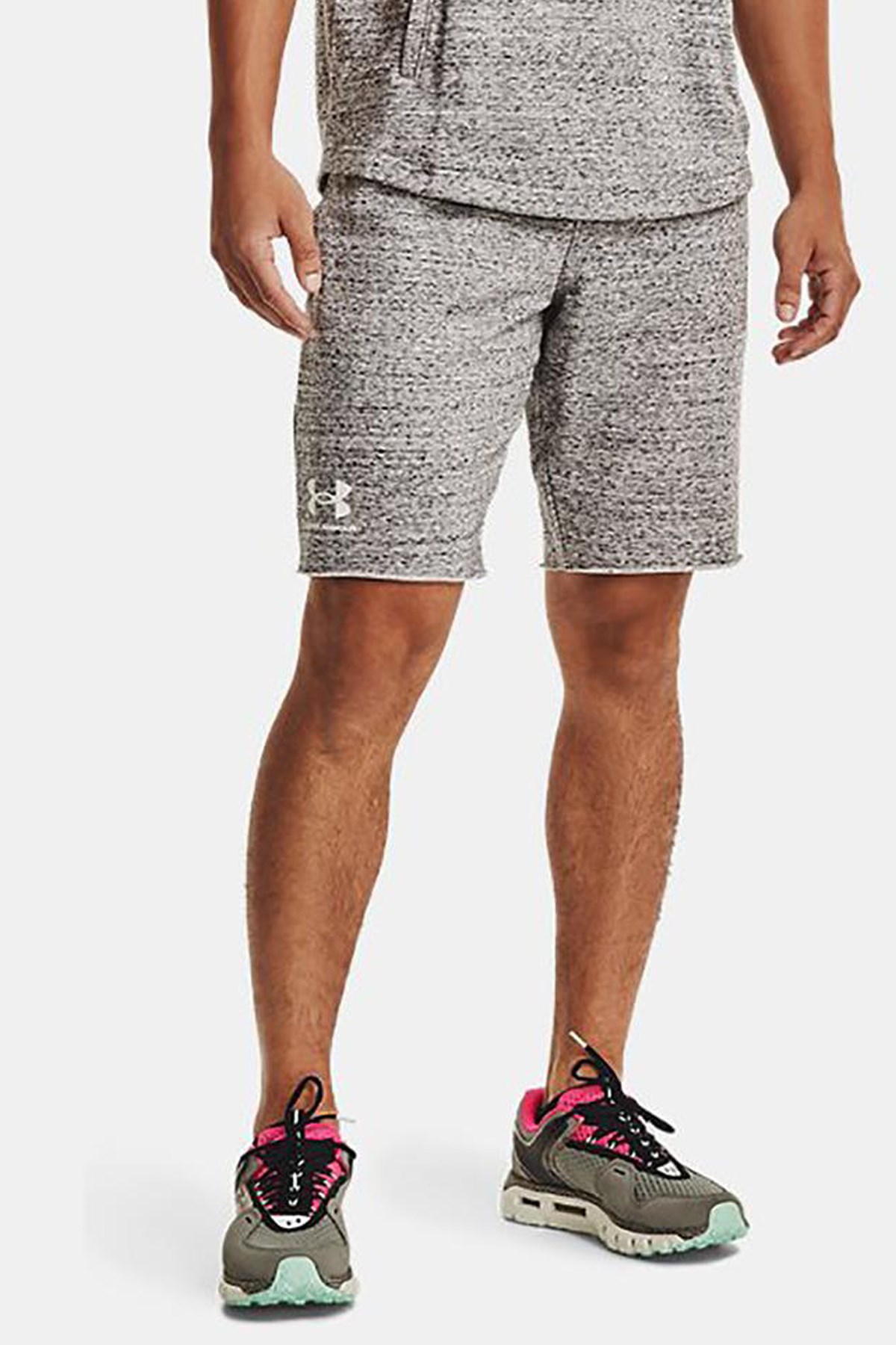 Under Armour Ua Rival Terry Erkek Şort 1361631-112 Beyaz