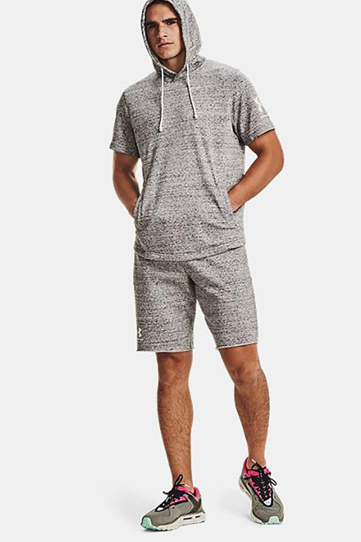 Under Armour Ua Rival Terry Erkek Şort 1361631-112 Beyaz