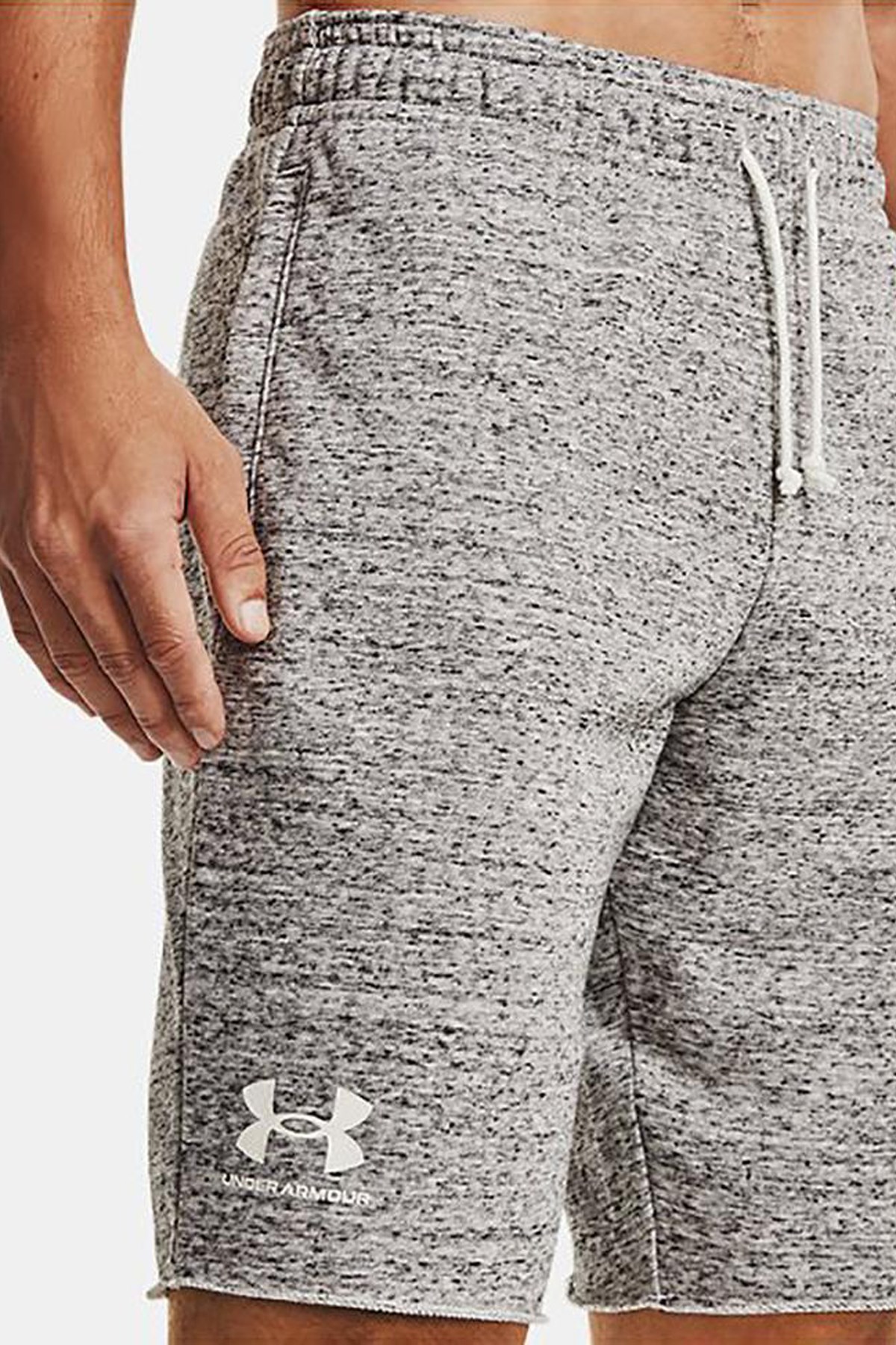 Under Armour Ua Rival Terry Erkek Şort 1361631-112 Beyaz