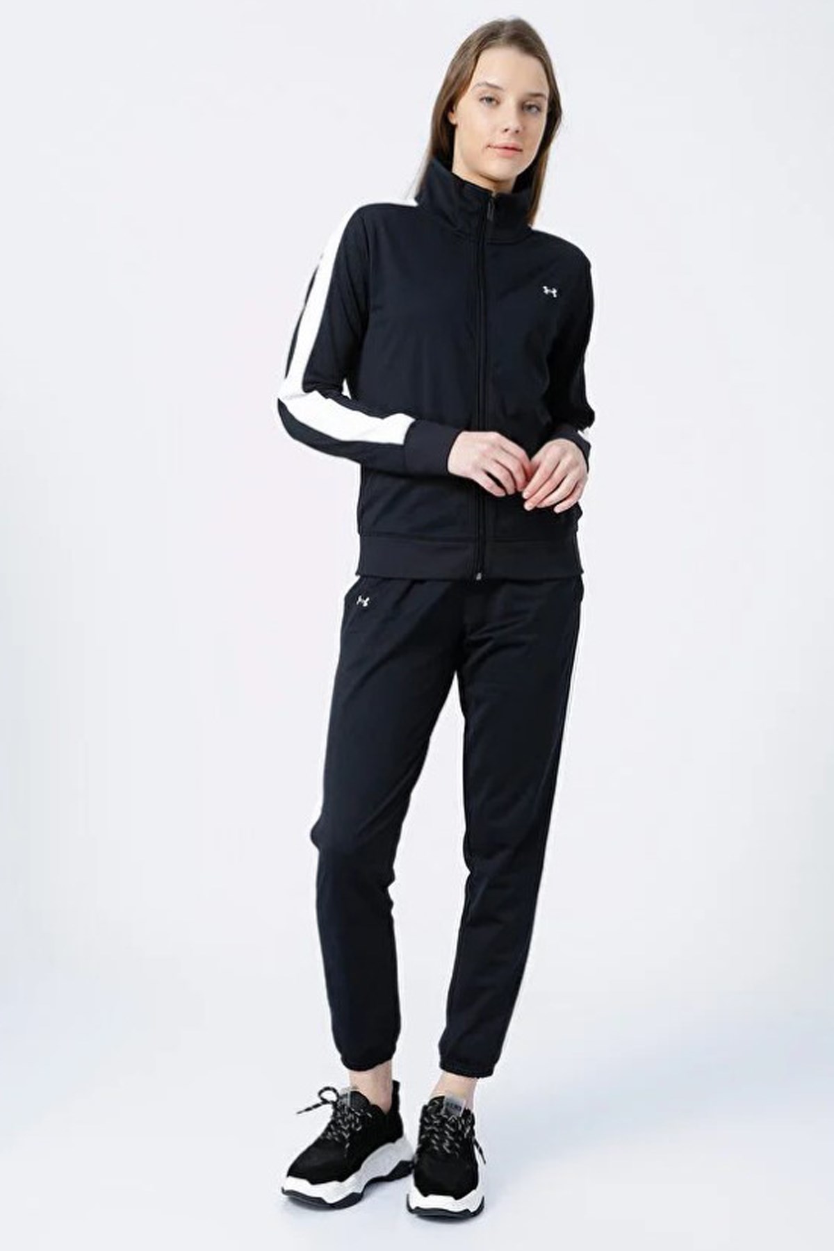 Under Armour Tricot Kadın Eşofman Takımı 1365147-001 Siyah