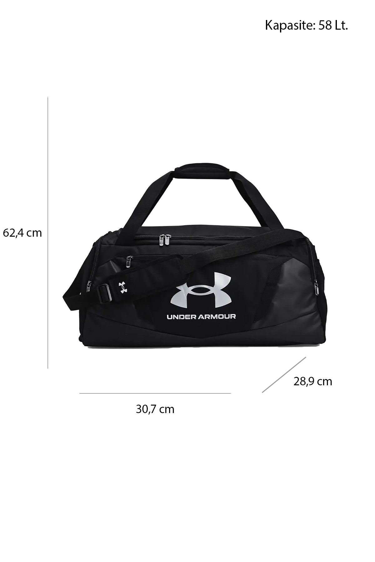 Under Armour Ua Undeniable 5.0 Duffle Md Unisex Spor Çanta 1369223-001 Siyah