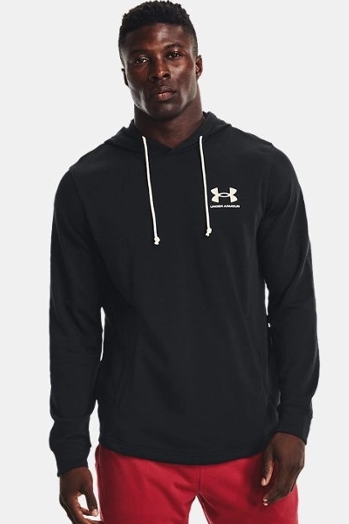 Under Armour UA Rival Terry Lc Hd Erkek Sweatshirt Siyah