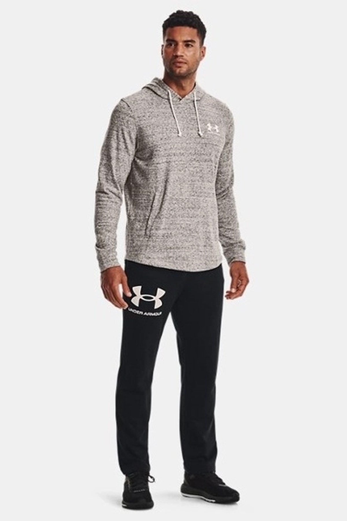 Under Armour UA Rival Terry Lc Hd Erkek Sweatshirt Beyaz
